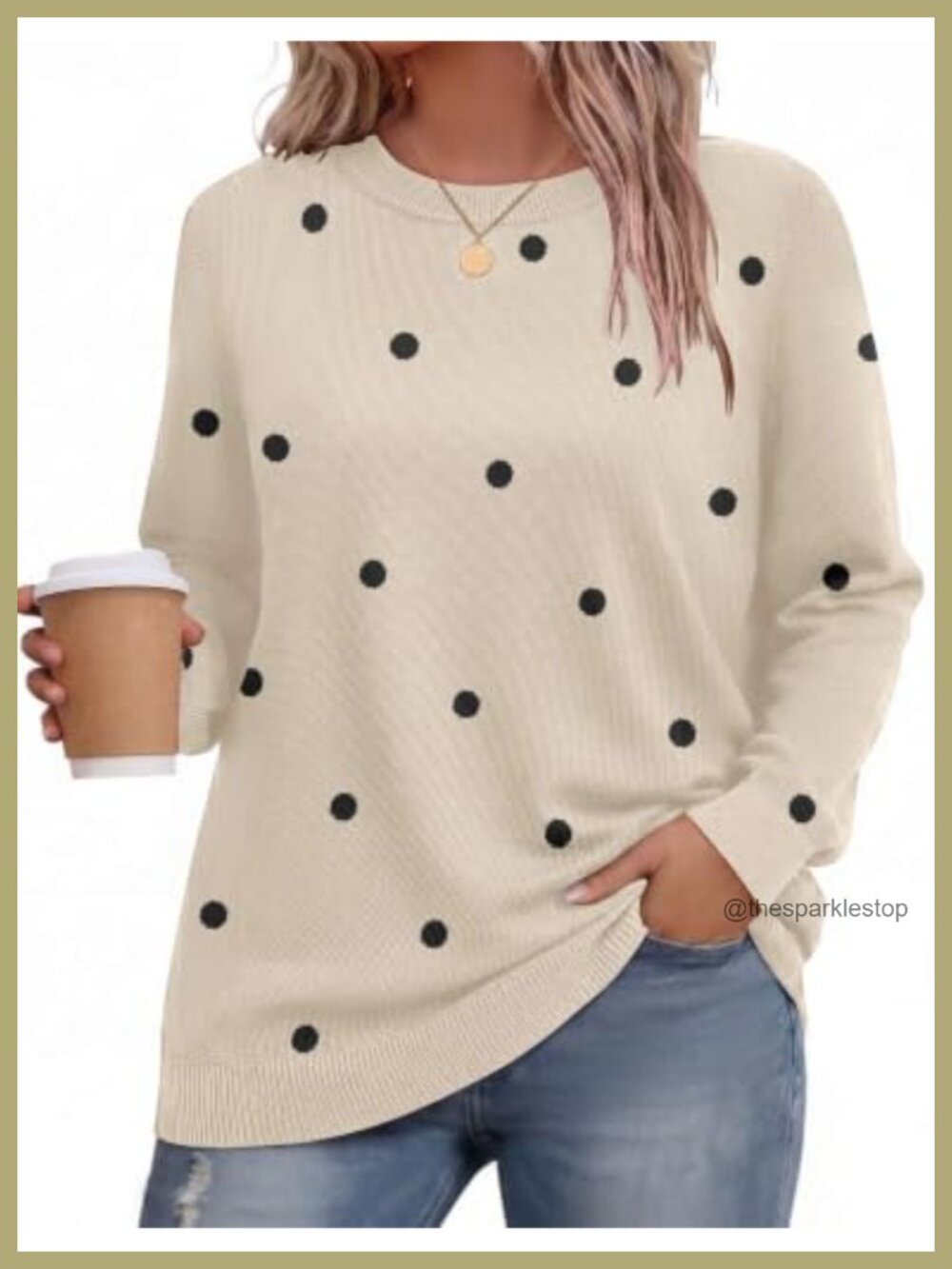 Plus Size Long Sleeve Crewneck Pullover Sweater Viscose Knit